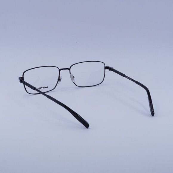 Montblanc MB0029O 004 Eyeglasses Black 58mm Rectangle Frame - Picture 4 of 9